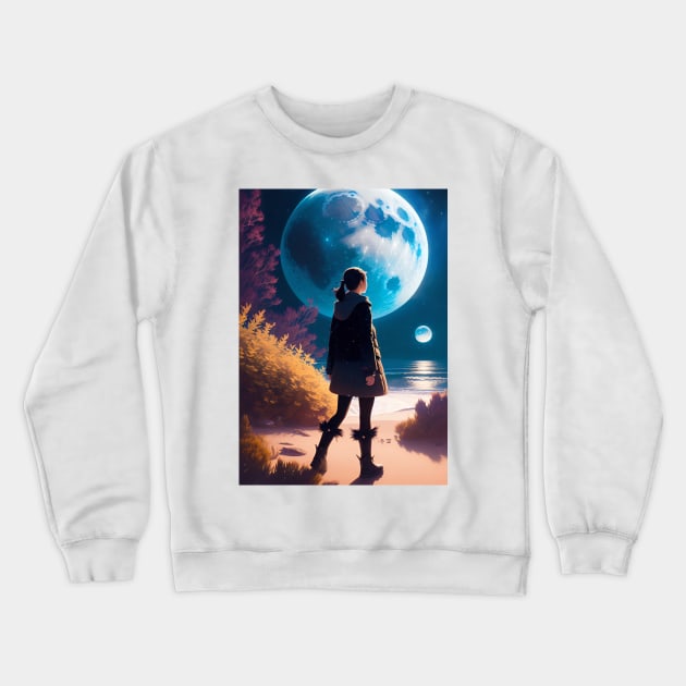 Bewitched by the light Crewneck Sweatshirt by Fanbros_art